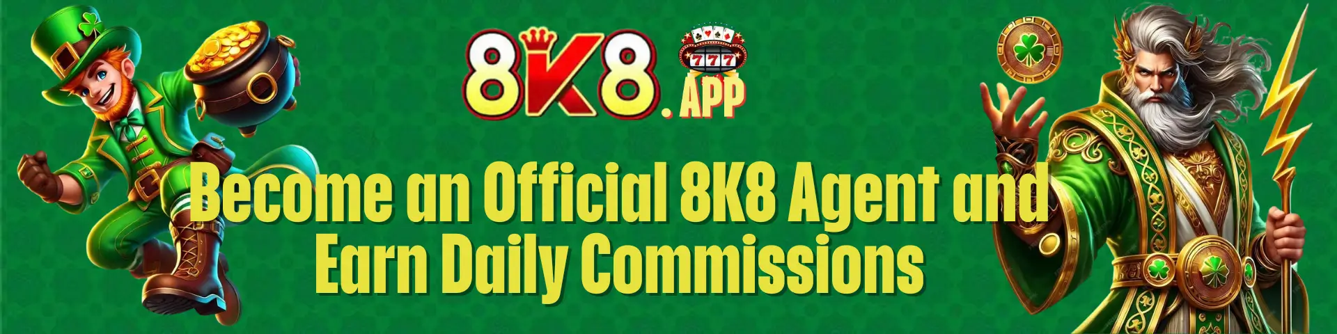 Become an Official 8K8 Agent and Earn Daily Commissions