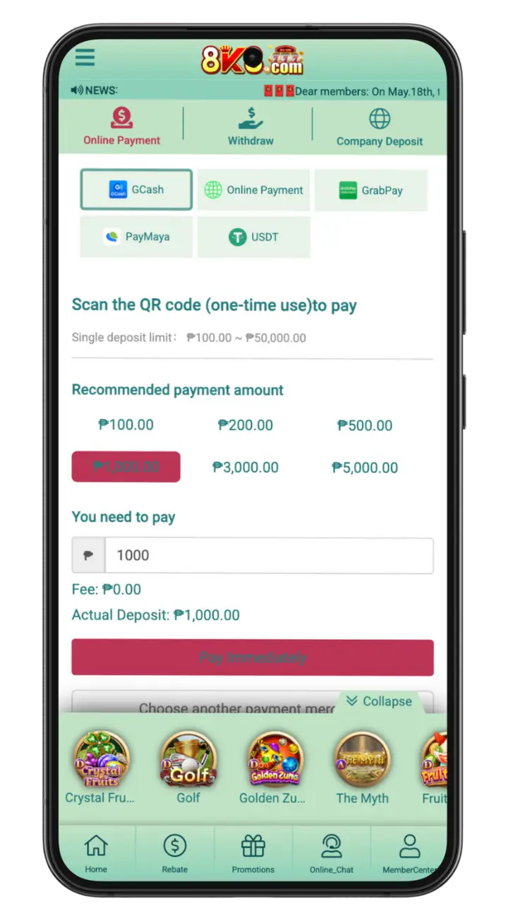 8k8 deposit gcash